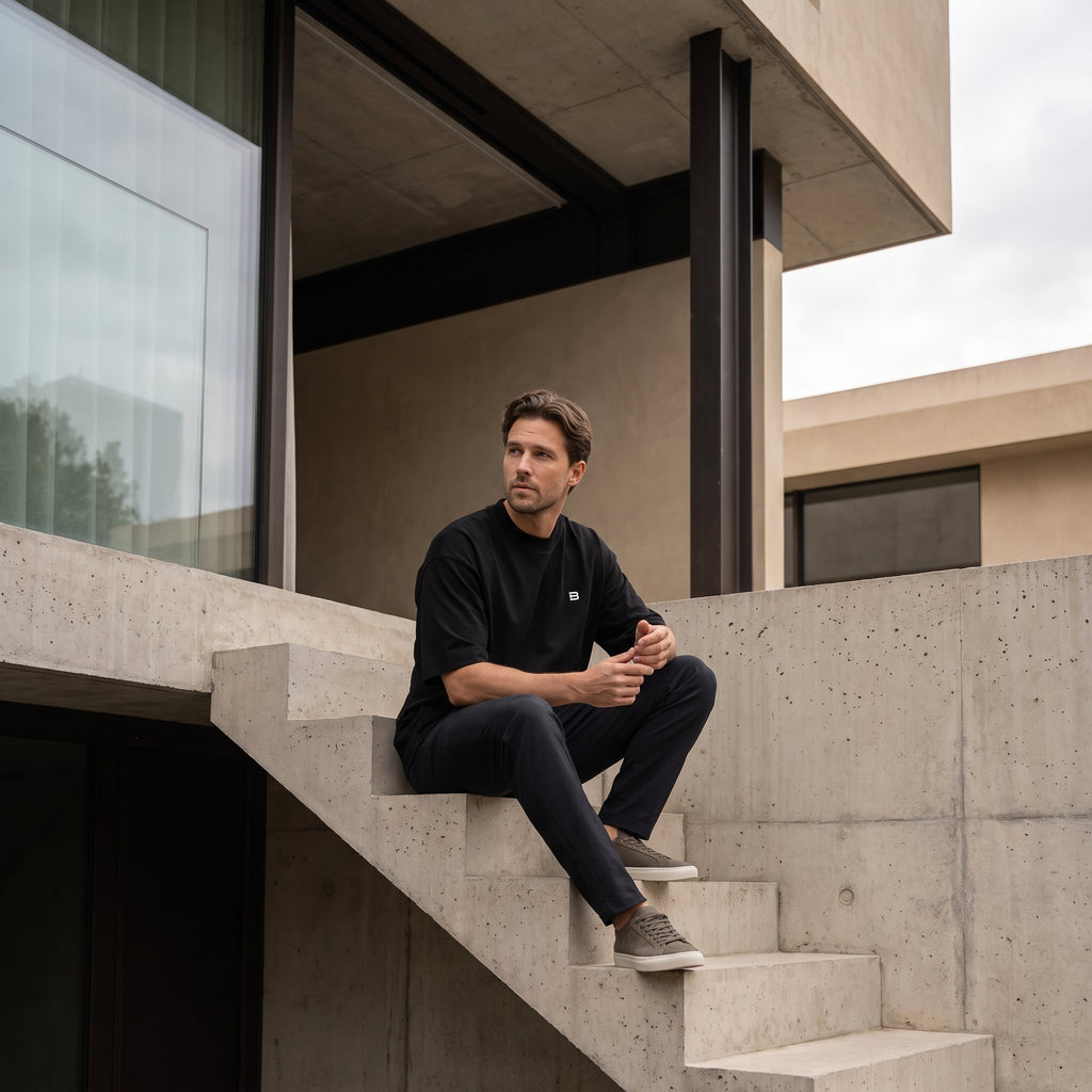 Essential Oversized Tee - Black