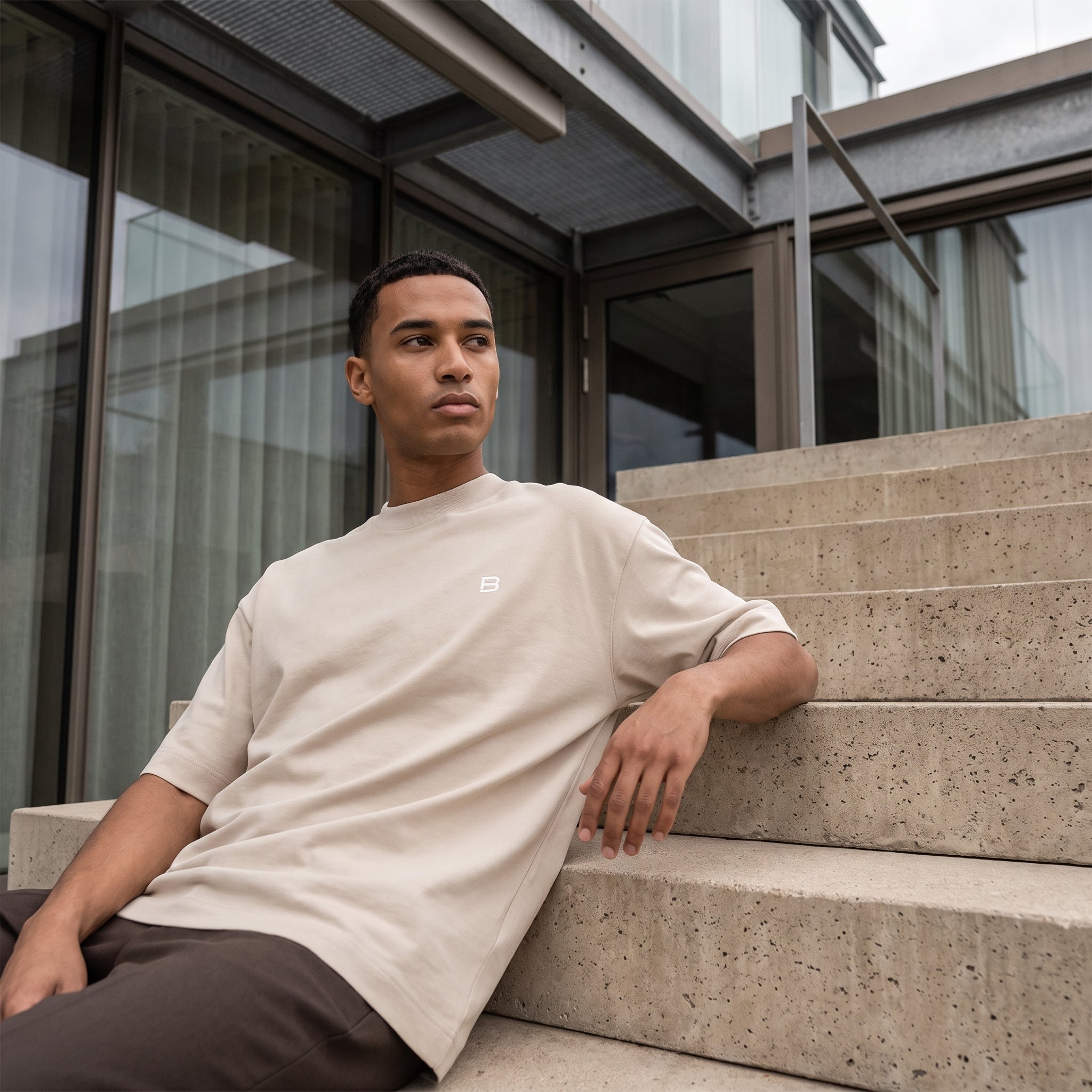 Essential Oversized Tee - Off White